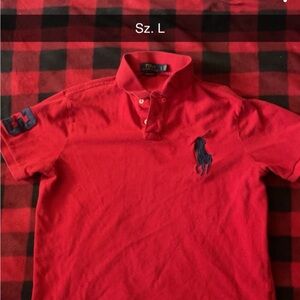 Polo by Ralph Lauren Mens Classic Red Polo